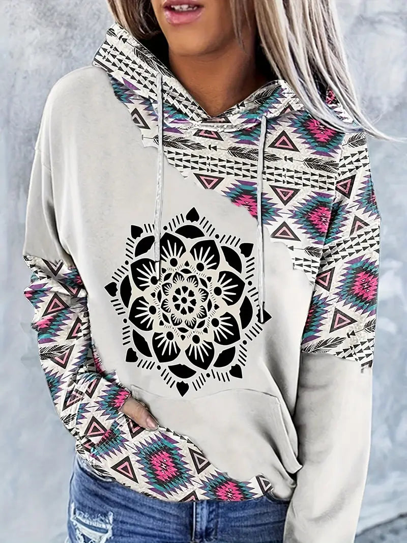 Boho Mandala Hoodie by Fudus