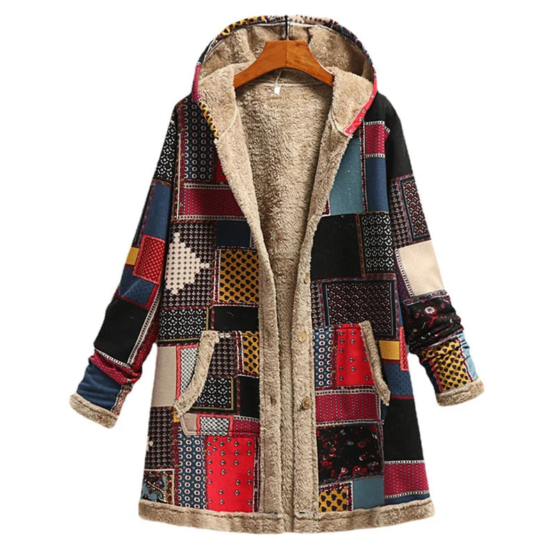 ModeGeist | Weinlese Kapuzenjacke