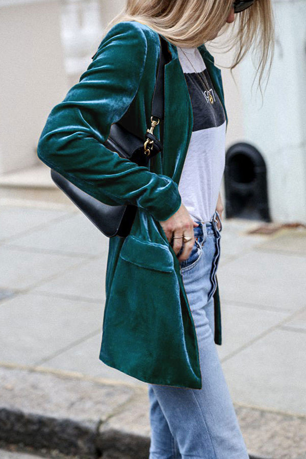 ModeGeist | Blazer aus Samt im Streetstyle