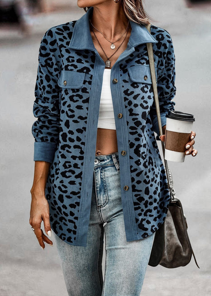 ModeGeist | Damen-Leopardenjacke