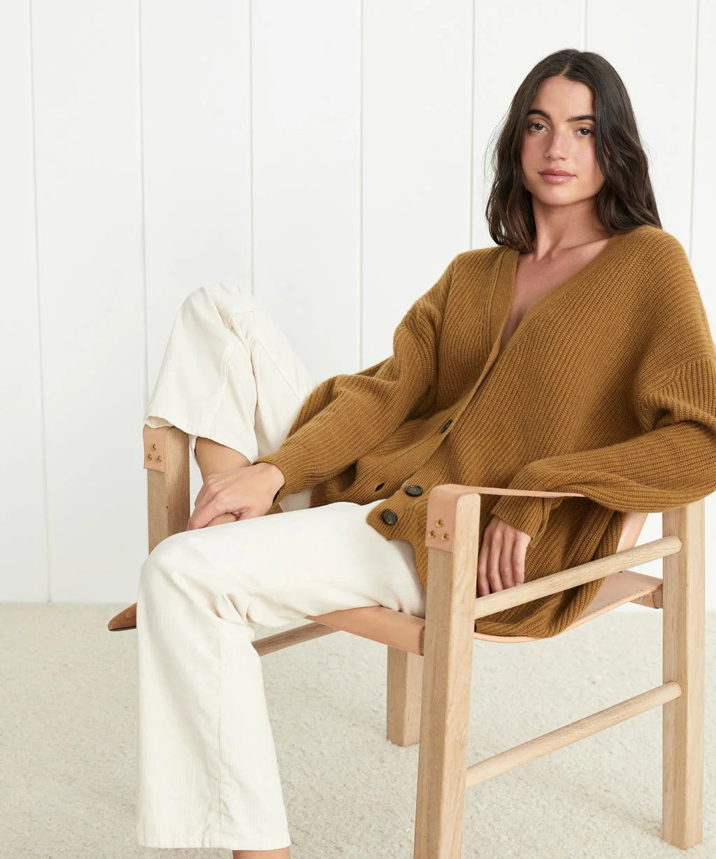 ModeGeist | Kaschmir Cocoon Strickjacke
