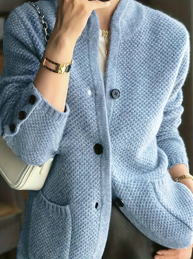 ModeGeist | Strickjacke mit Knöpfen