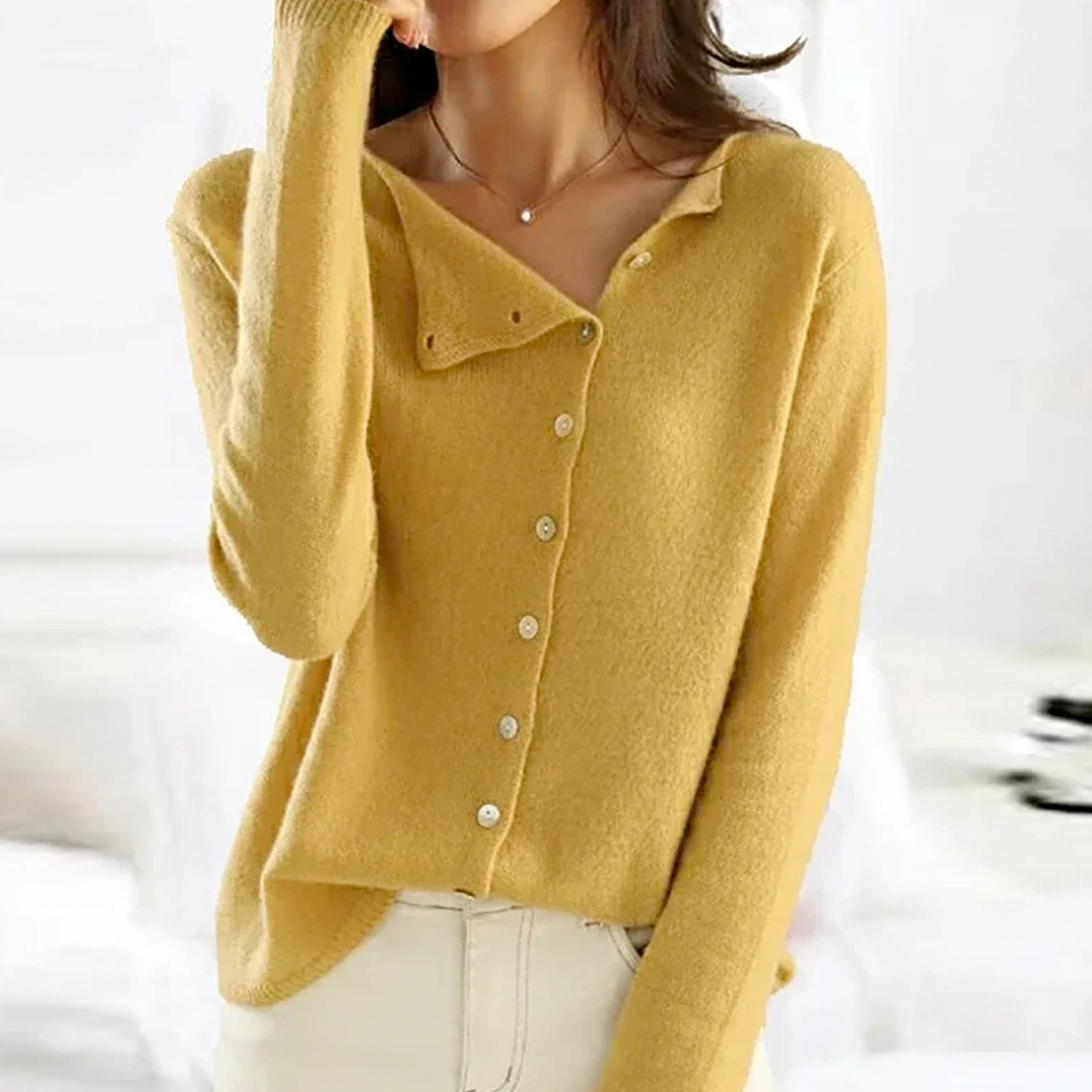 ModeGeist | Weinlese Gestrickter Kaschmirpullover