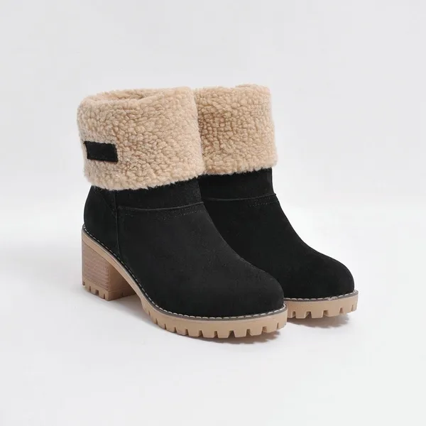 ModeGeist | Winter-Mid-Tube-Zwei-Trage-Schnee-Stiefel