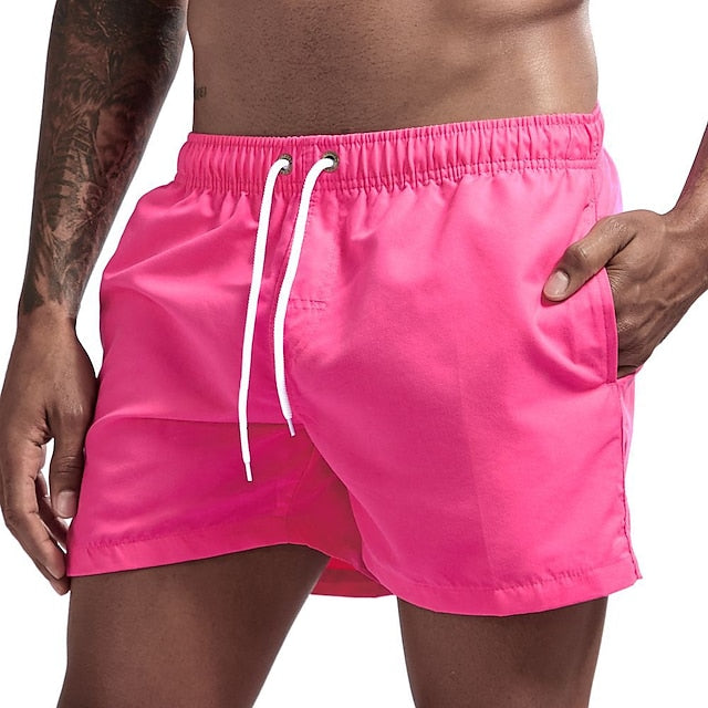 Strandshorts in Uni mit Kordelzug - Merk
