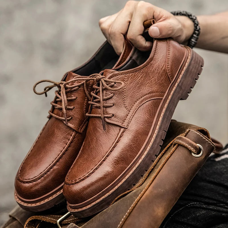 Faszinierend Herren Lederschuhe Braun Bild