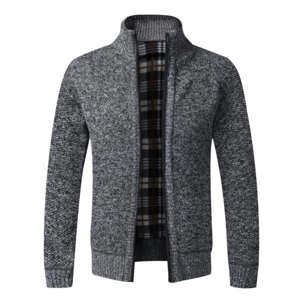 Herren-Fleecejacke Klyde: Elegant und warm