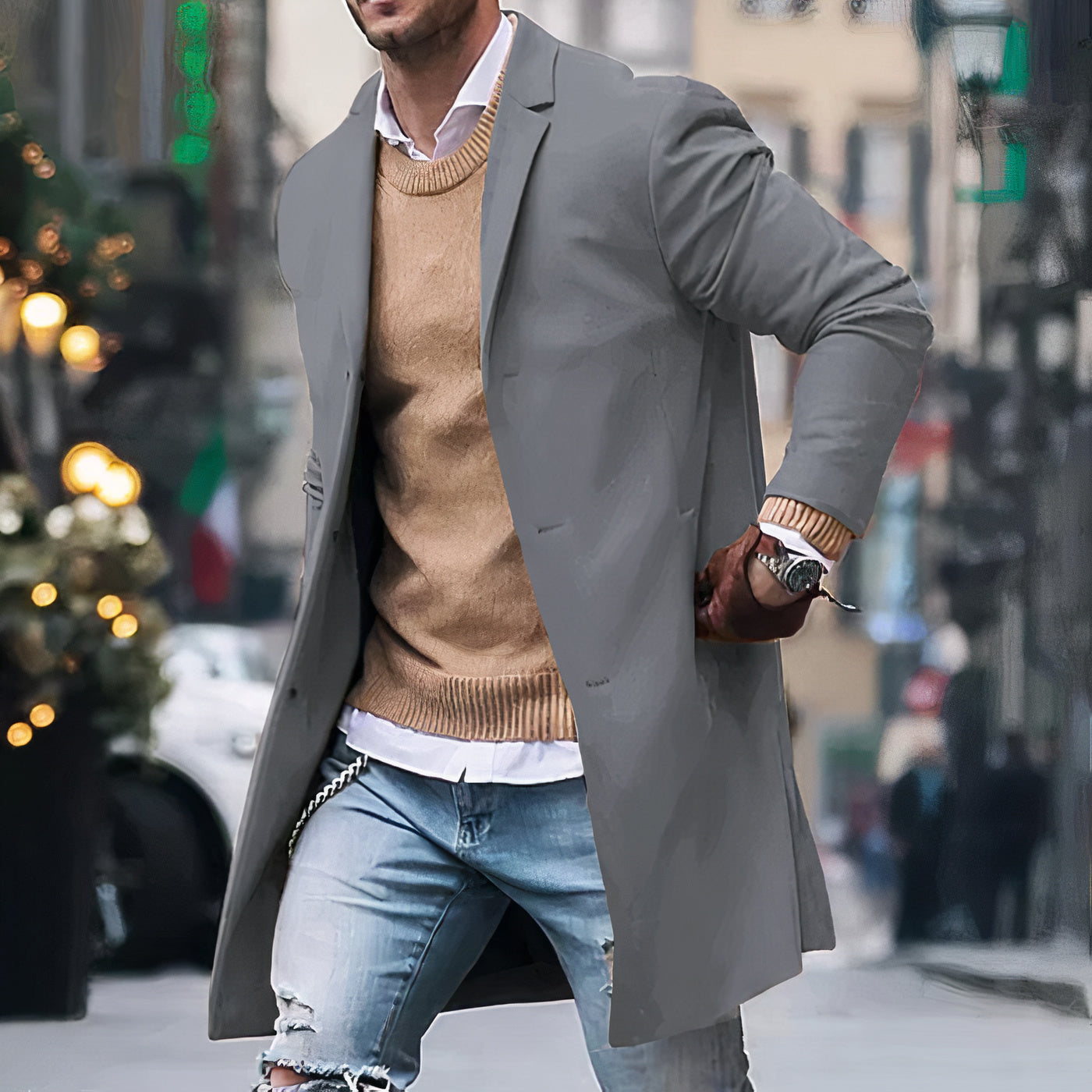 Mäntel für Herren - Elegantes Modell Jakob