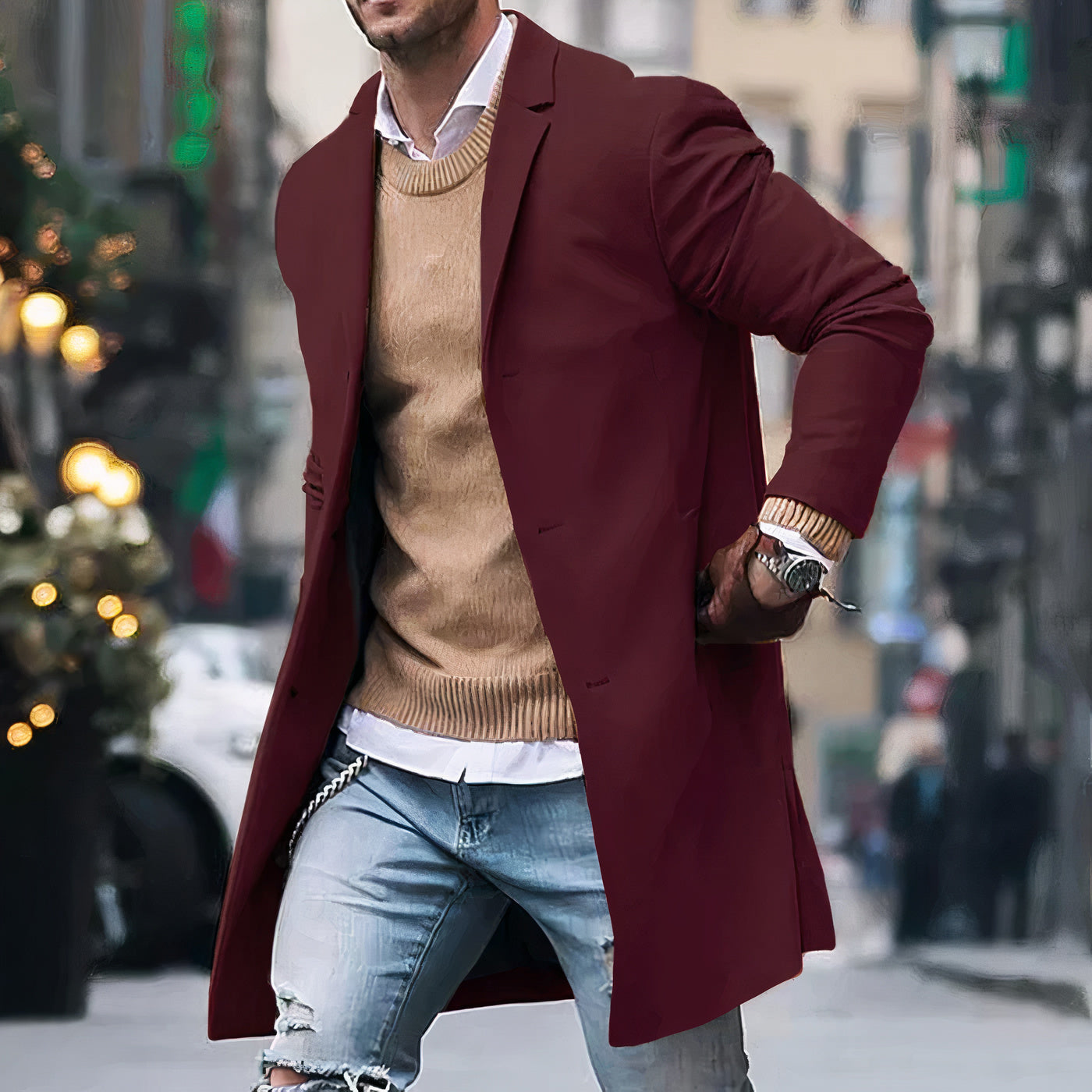 Mäntel für Herren - Elegantes Modell Jakob