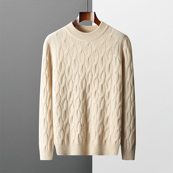 Hochwertiger Herren-Strickpullover für den Winter - Friedel