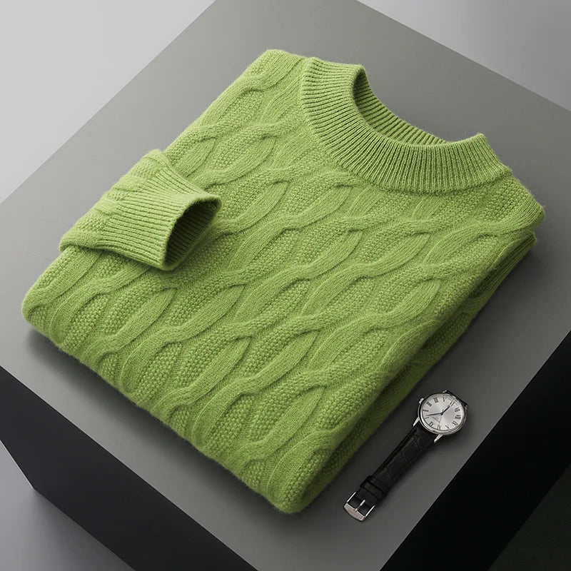 Hochwertiger Herren-Strickpullover für den Winter - Friedel