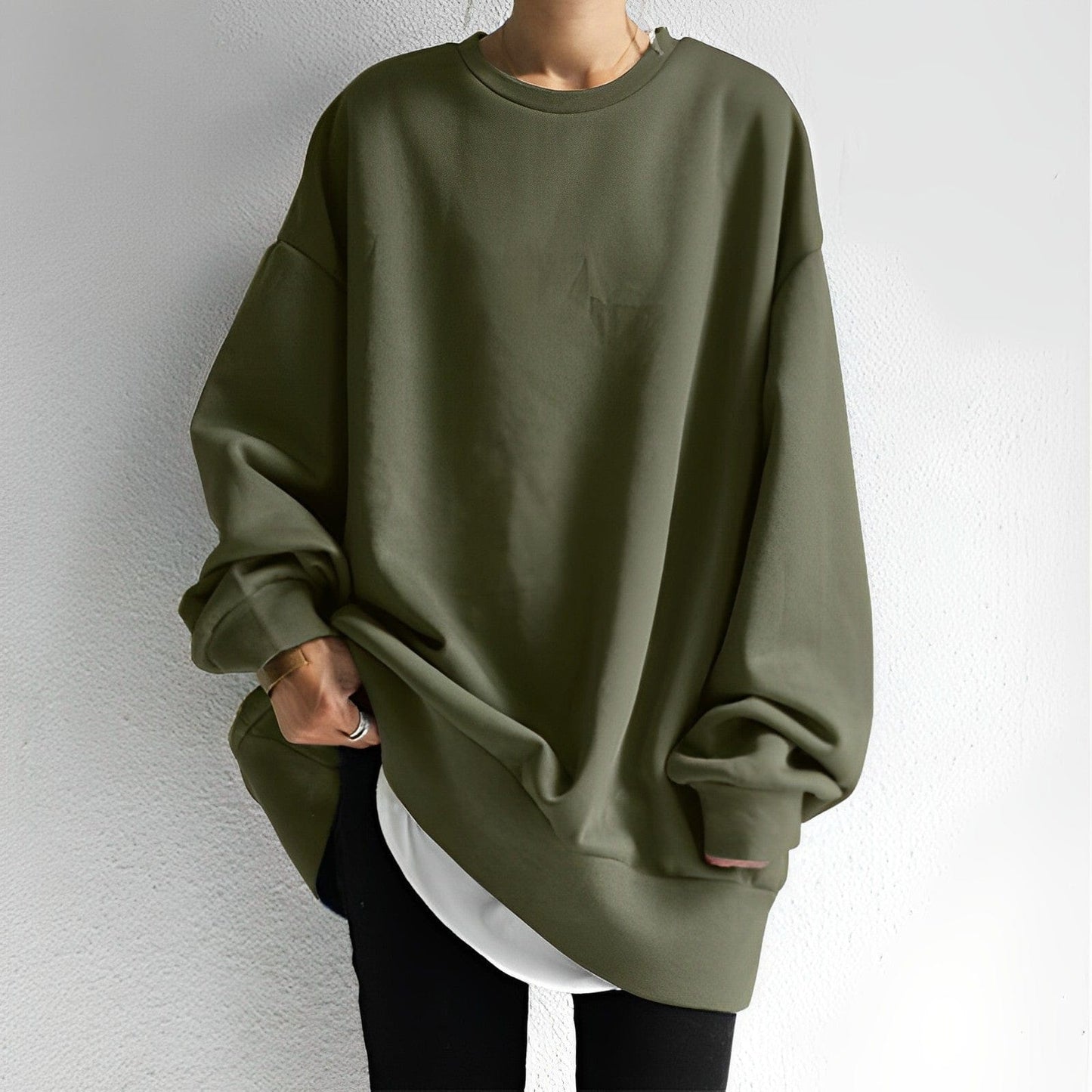 ModeGeist | Übergröße Pullover Sweatshirt