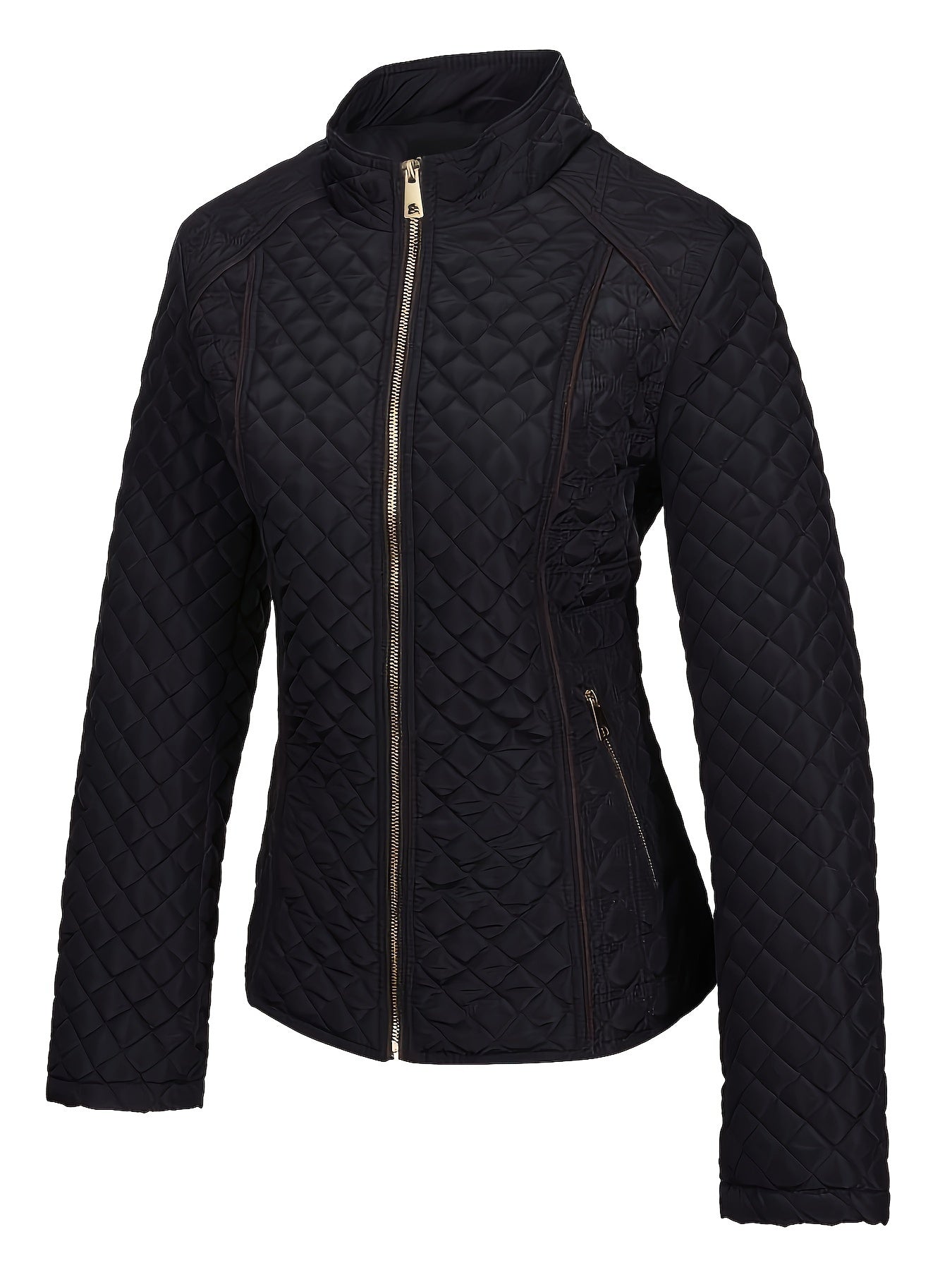ModeGeist | Pufferjacke mit Reißverschluss für Damen - Winter