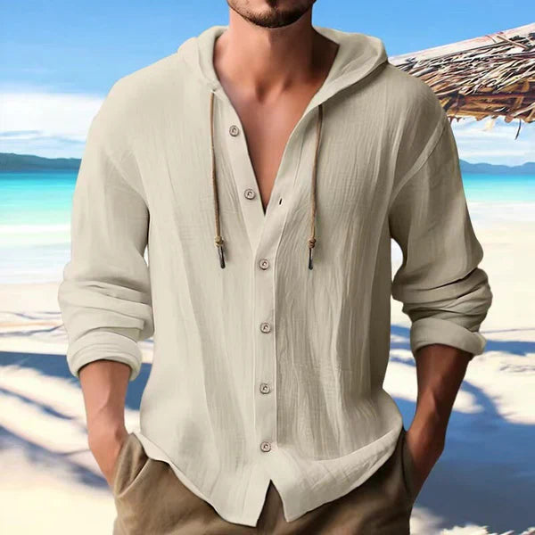 Männer Sommer Kapuzenhemd - Ares (Relaxed Fit)