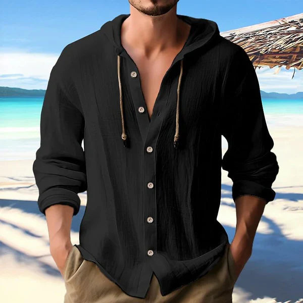 Männer Sommer Kapuzenhemd - Ares (Relaxed Fit)