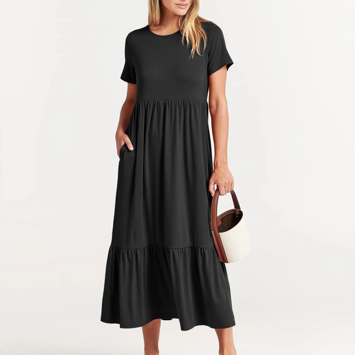 Erelindea Sommerkleid: Leichtes Kleid mit Taschen