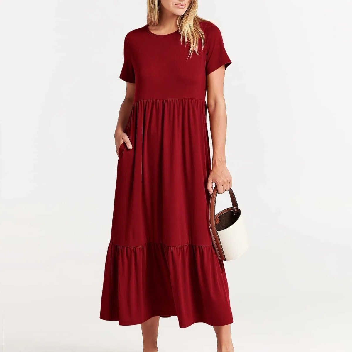 Erelindea Sommerkleid: Leichtes Kleid mit Taschen