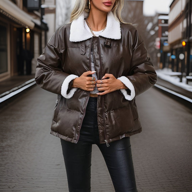 ModeGeist | Jacke mit umgeschlagenem Kragen