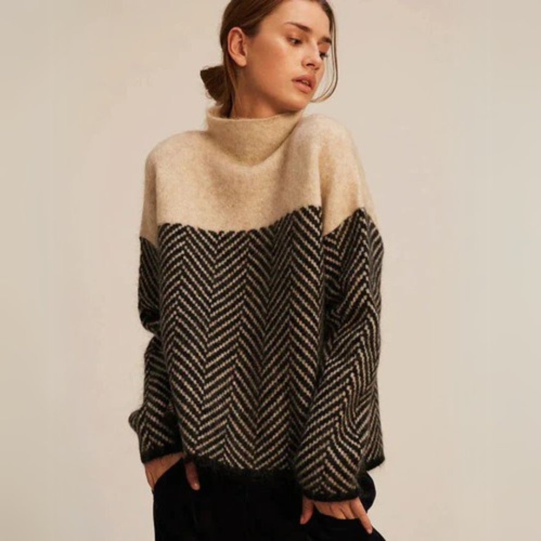 ModeGeist | Grobstrick Rollkragenpullover