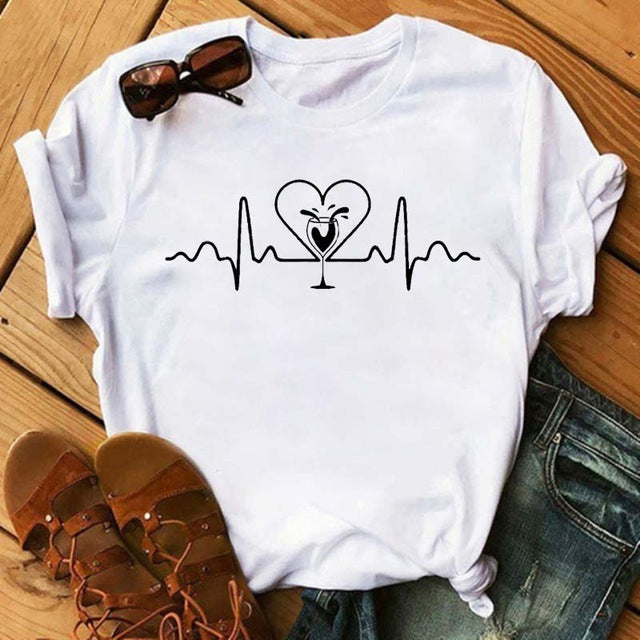 Lustiges Kawaii T-Shirt von Fudus mit roségoldfarbenem Aufdruck