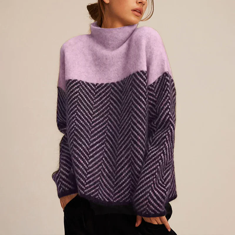 ModeGeist | Grobstrick Rollkragenpullover