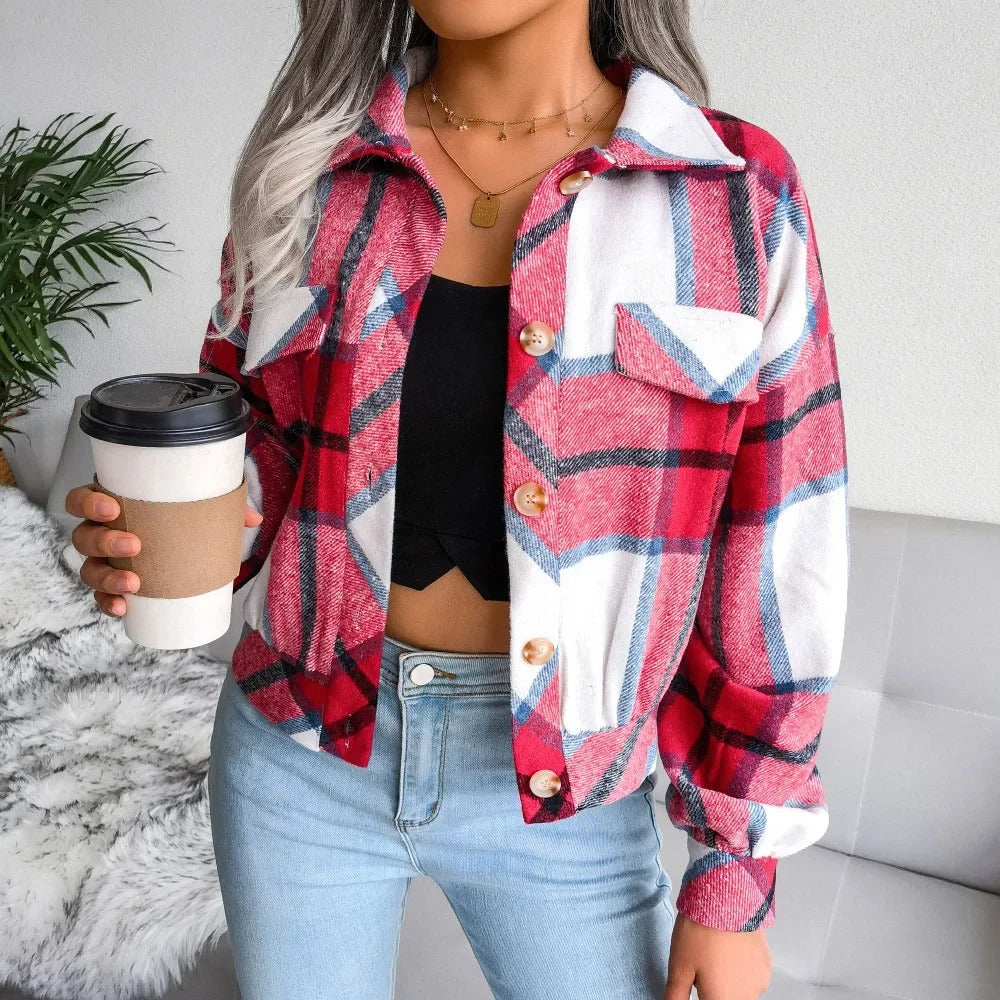 Sommerjacke für Damen im Karo-Muster – Cheryl