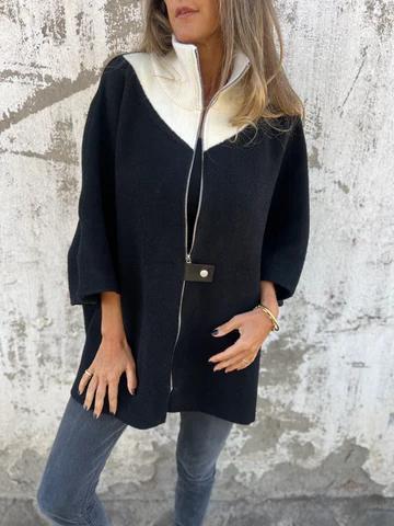 ModeGeist | Lässige Jacke mit hohem Kragen