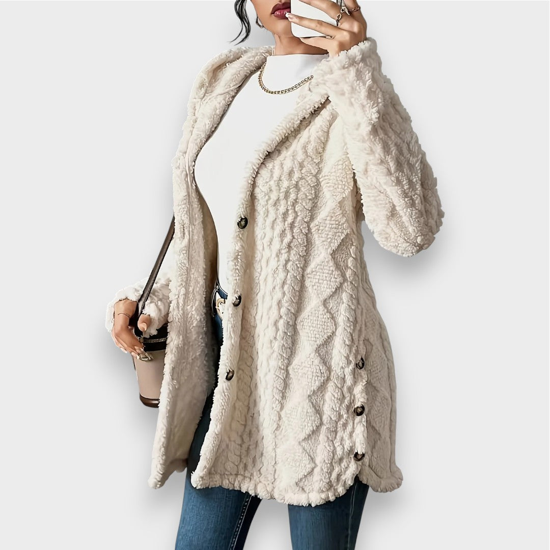 ModeGeist | Plüsch-Hoodie-Cardigan-Pullover