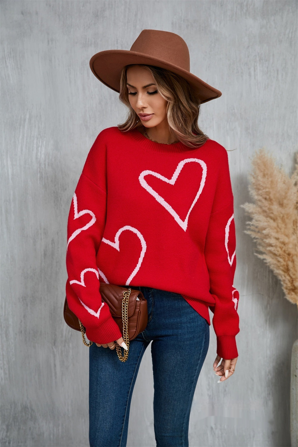 Damenpullover zum Valentinstag von Fudus