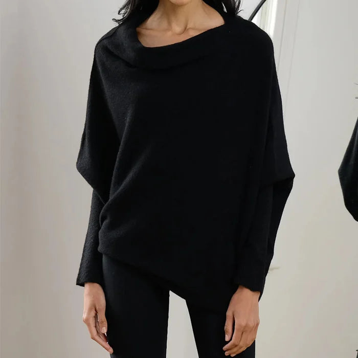 Lydia Pullover: Asymmetrisch drapiert