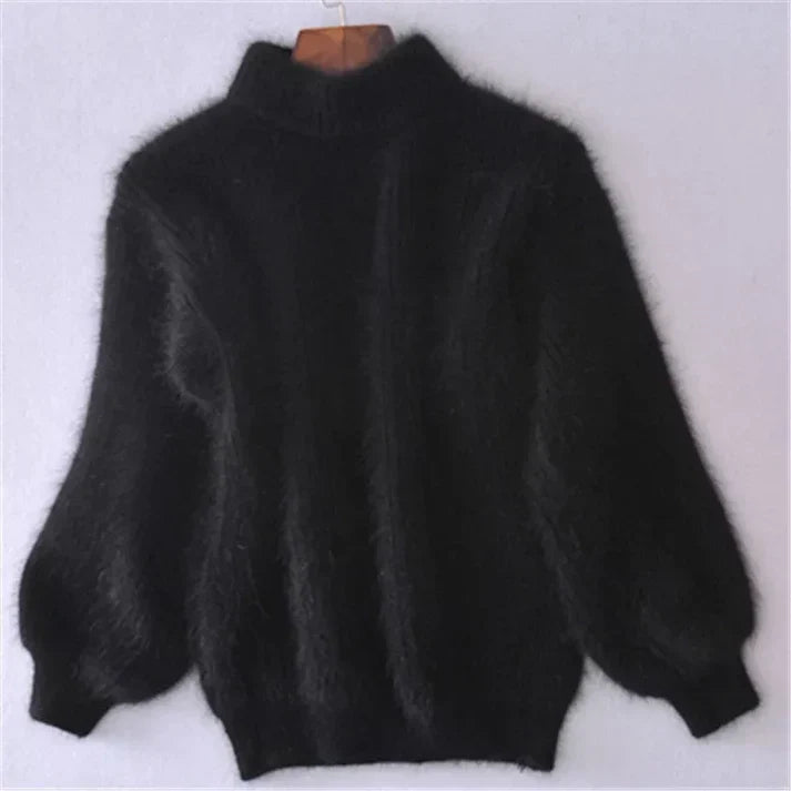 ModeGeist | Weinlese Angora Pullover