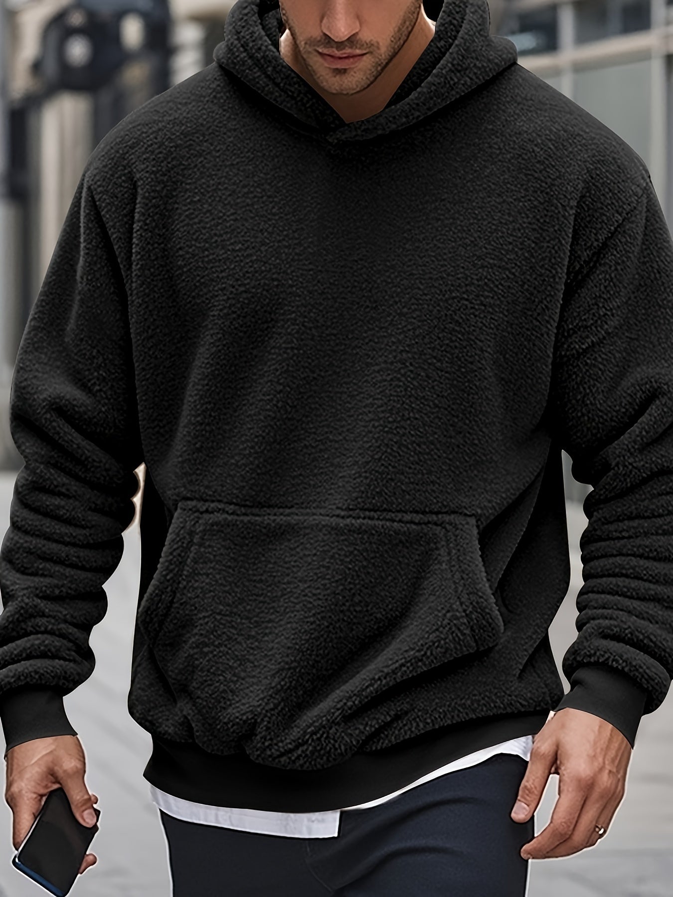 ModeGeist | Weiche Fleece-hoodie Polyester Komfort und Stil