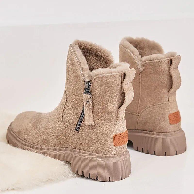 MODEGEIST Damen Stiefeletten Orthopädisch Atmungsaktiv Schwarz