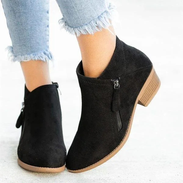 Komfortable Lederstiefel für Damen von Modegeist