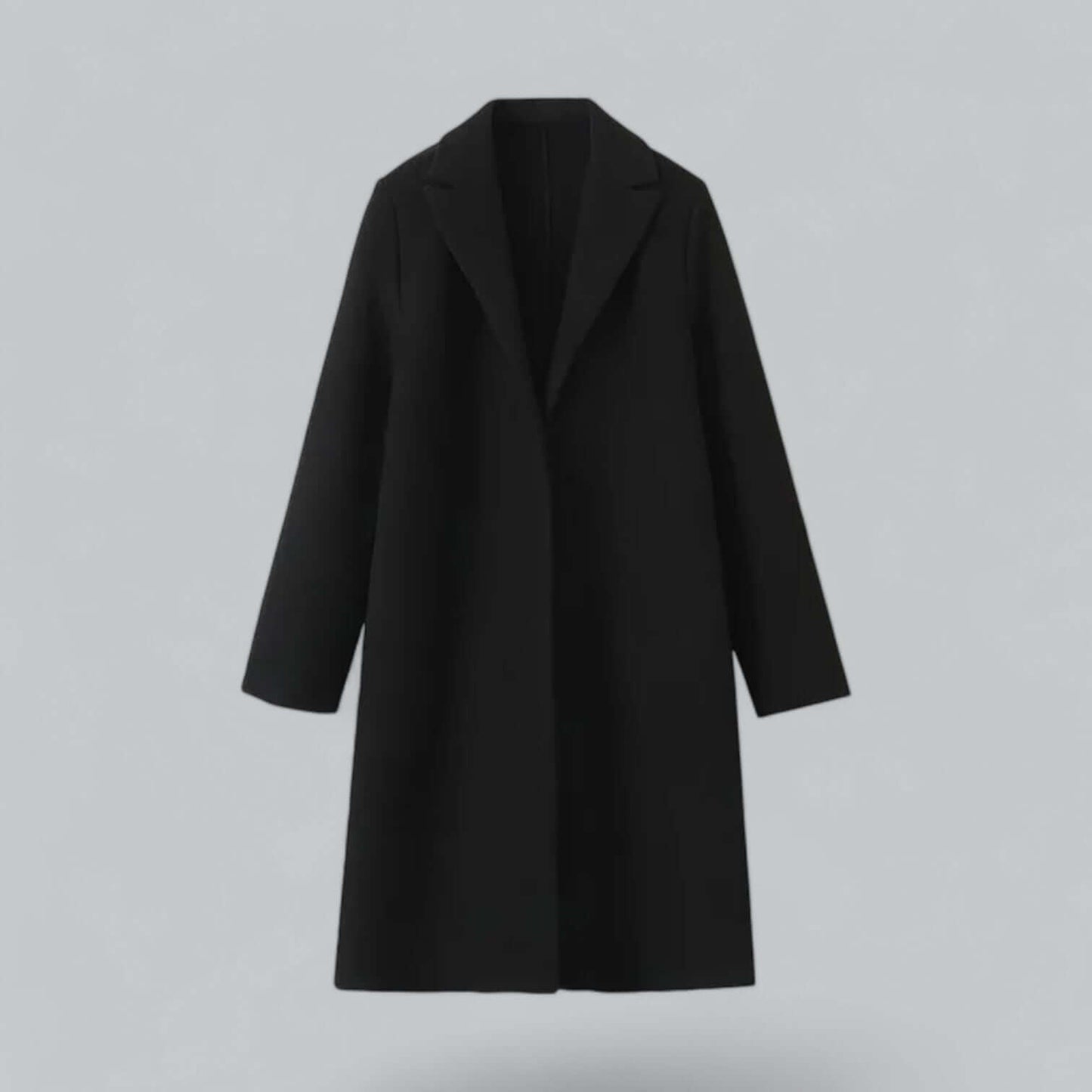 ModeGeist | Frauen Eleganter Offener Front-Trenchcoat