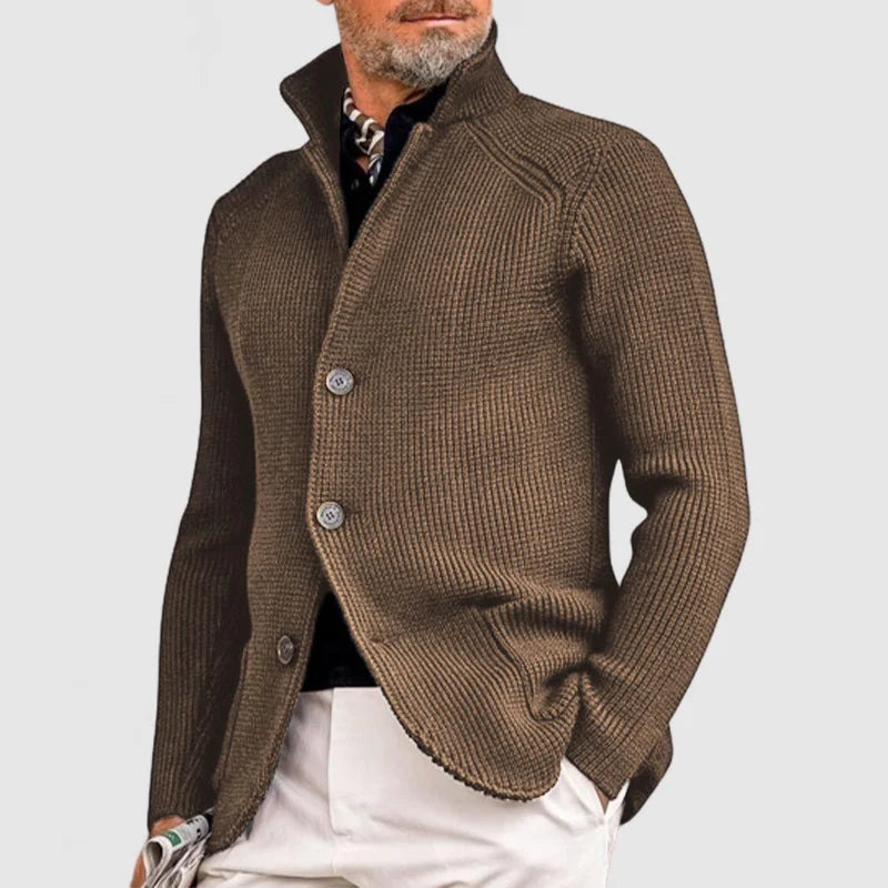 ModeGeist | Strickjacke mit Knöpfen Klassisches Design Warm und Stilvoll