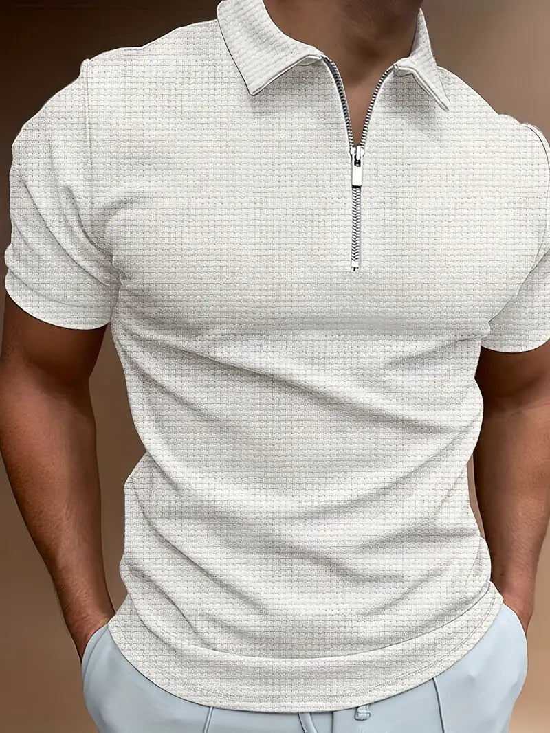 Herren-Polohemd mit Reißverschluss von Gabriel