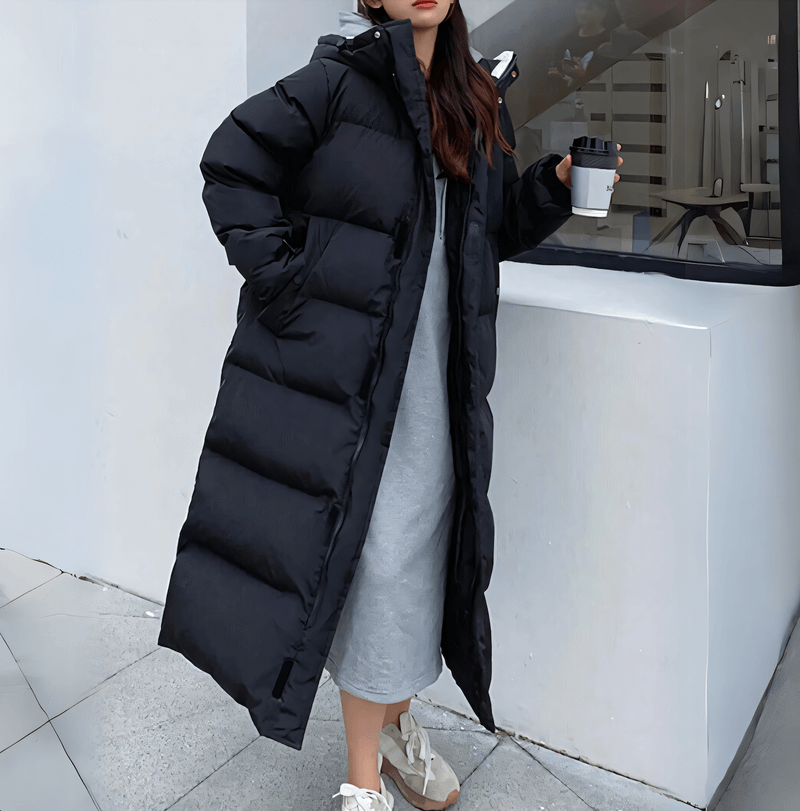 ModeGeist | Damen Kapuzen-Langarm-Übergangsjacke