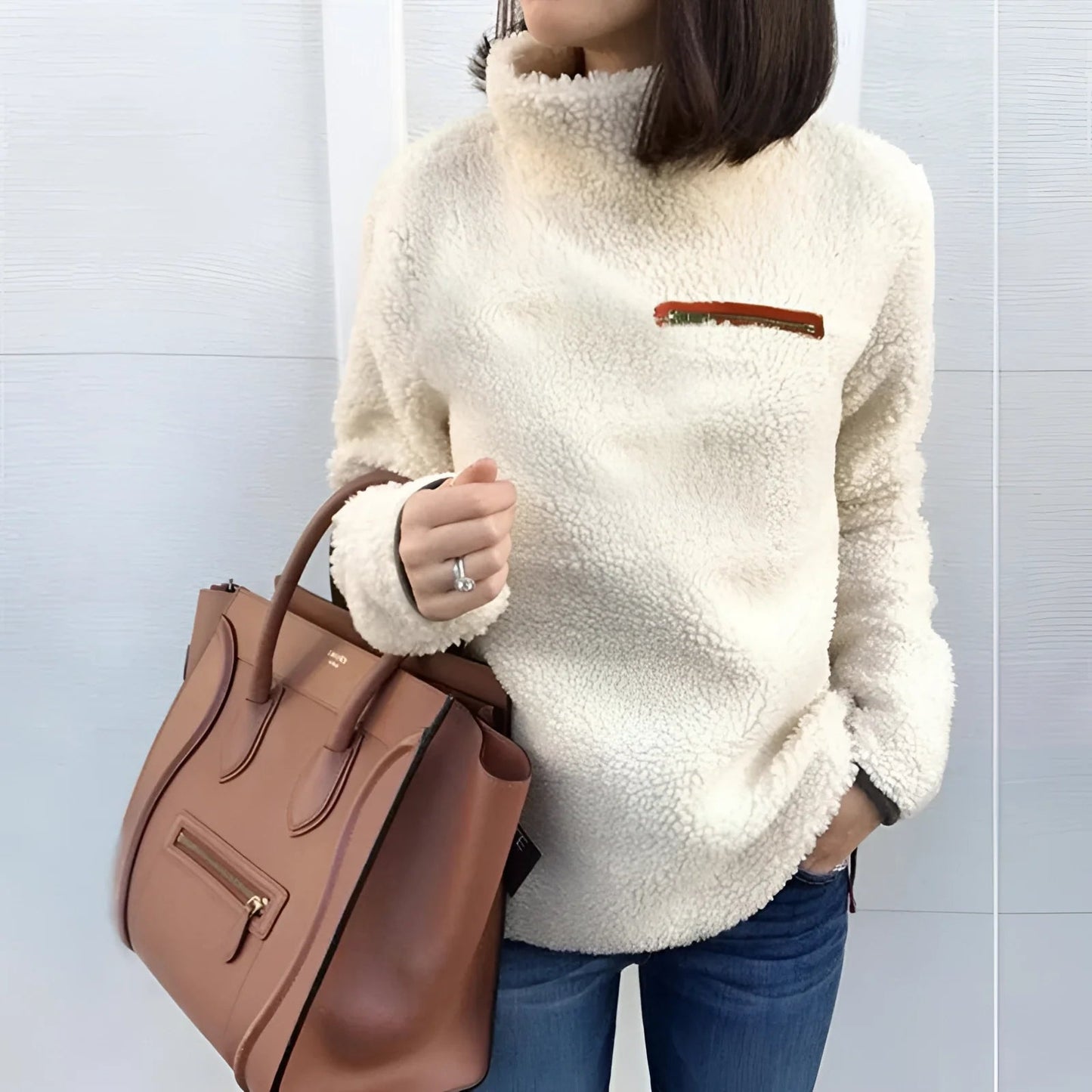 Loreen Fleece Turtleneck