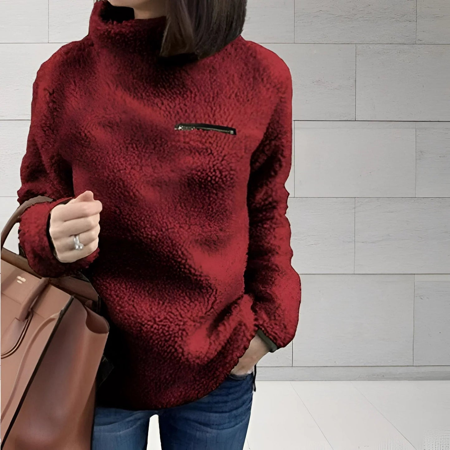 Loreen Fleece Turtleneck