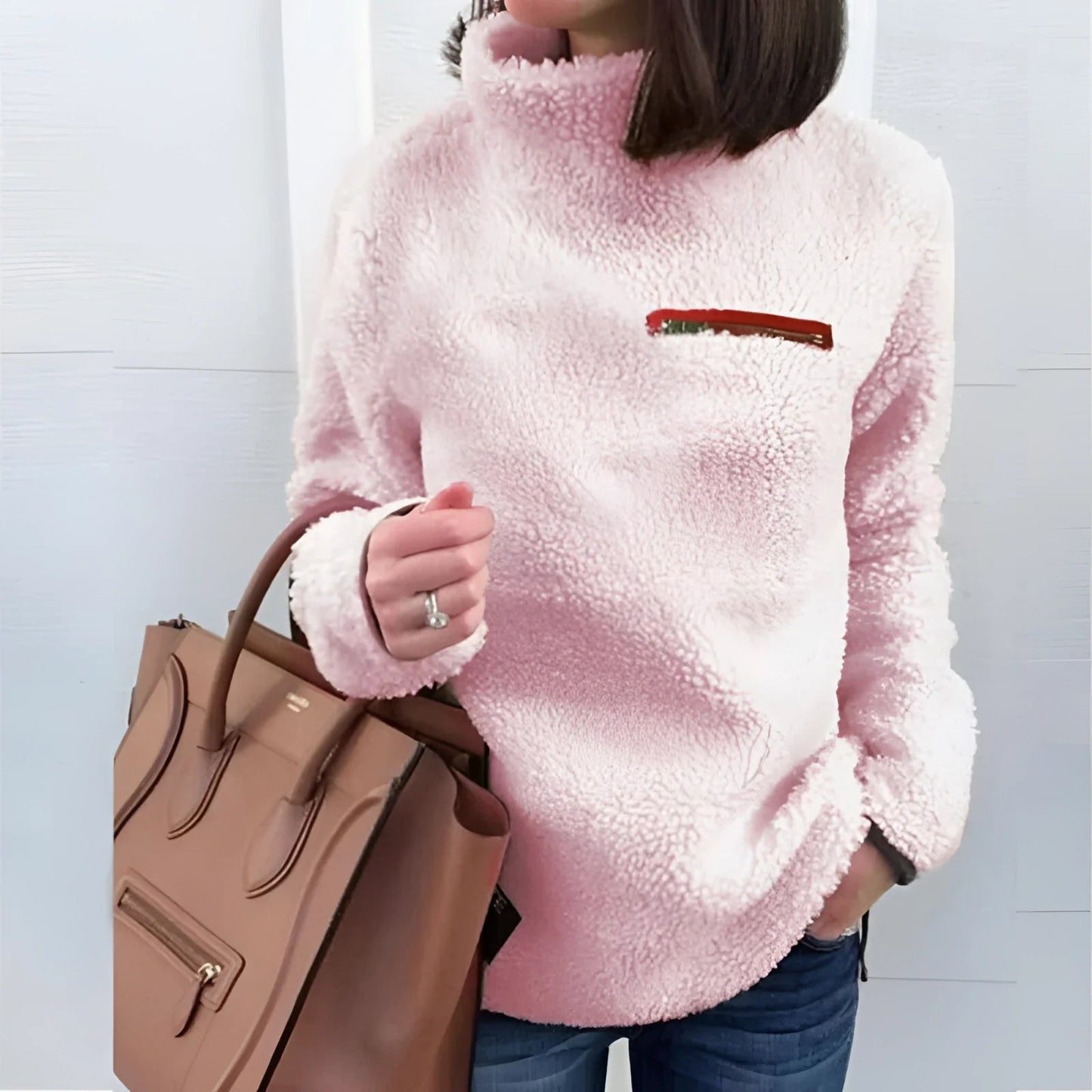 Loreen Fleece Turtleneck