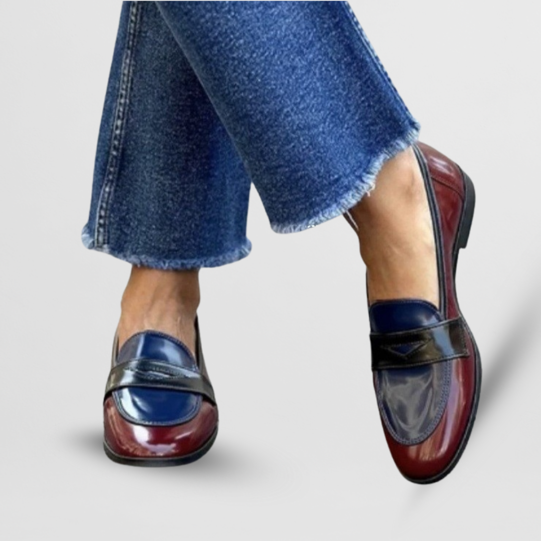 MODEGEIST Damen Casual Loafer Slip-On Design Vielseitig Halbschuhe