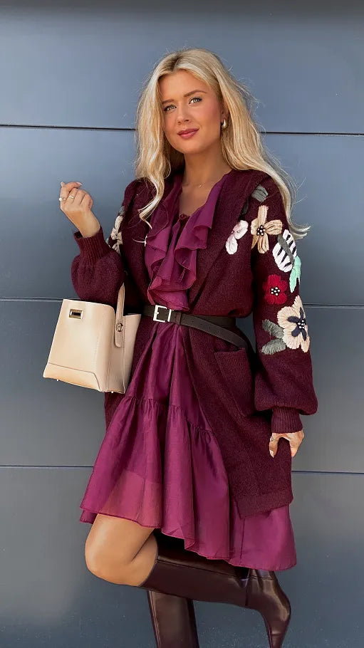 ModeGeist | Modische Strickjacke mit Kapuze – bequem & warm - ModeGeist