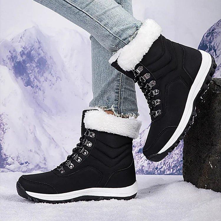 MODEGEIST Damen Winter-Stiefel Gefüttert Wasserdicht Wärmeisoliert