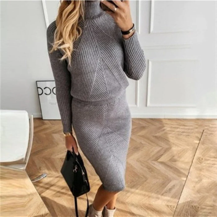 Kuscheliges Strickkleid - Christa