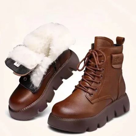 ModeGeist | Gepolsterte Stiefel mit Dicken Sohlen