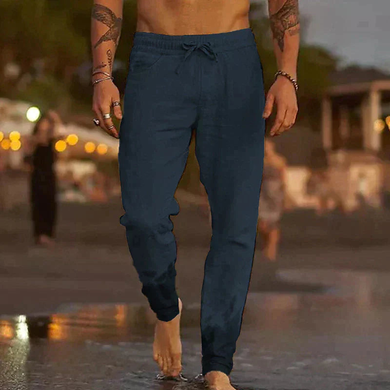 Bequeme und lockere Leinenhose für Männer