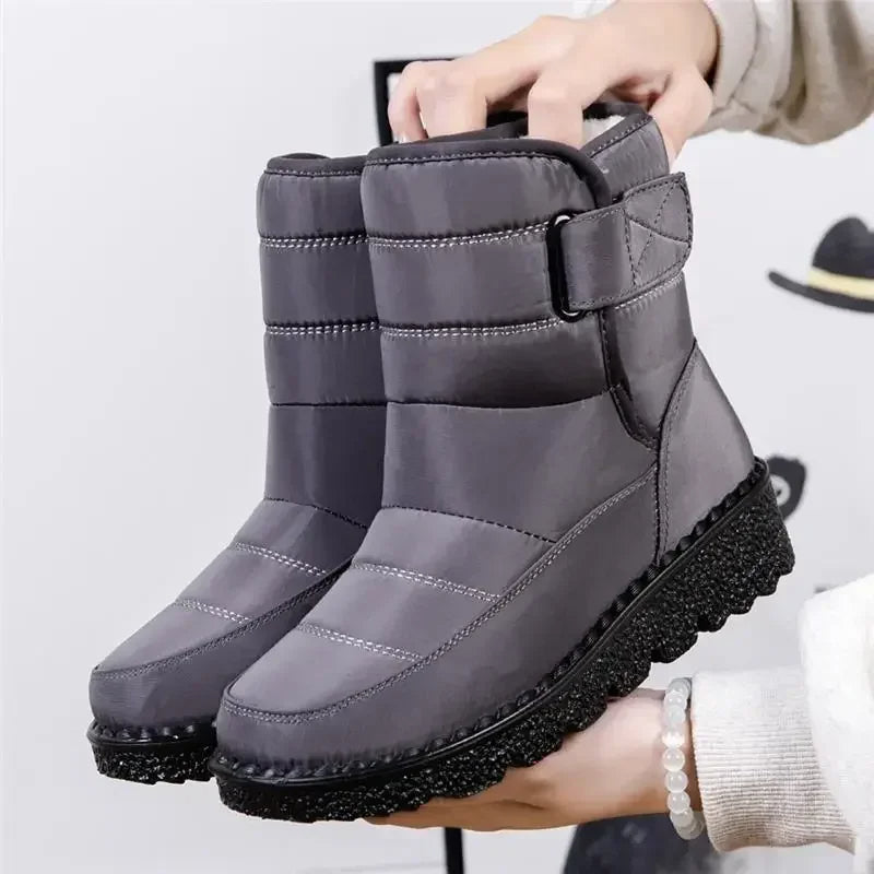 MODEGEIST Damen Outdoor-Stiefel Wasserdicht Robuste Sohle