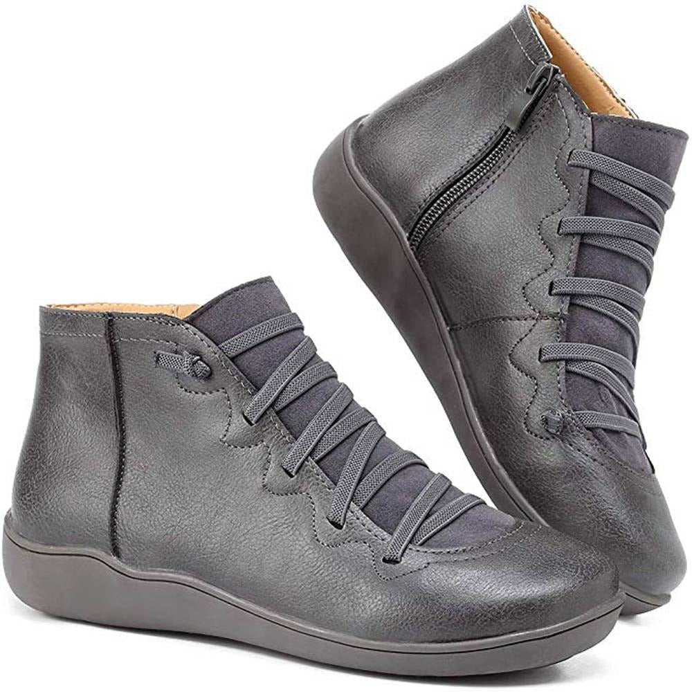 ModeGeist | Fake-Leder Stiefeletten Für Einen Modischen Look