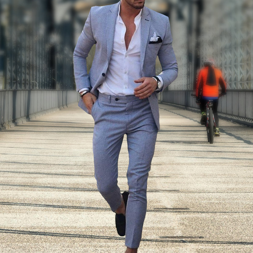ROLF Anzug: Blazer und schmale Hose